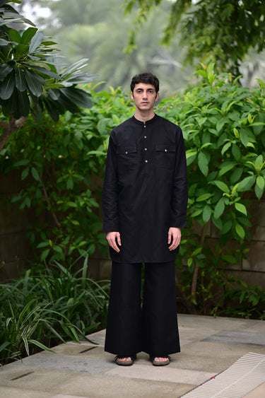 Black Kurta Set